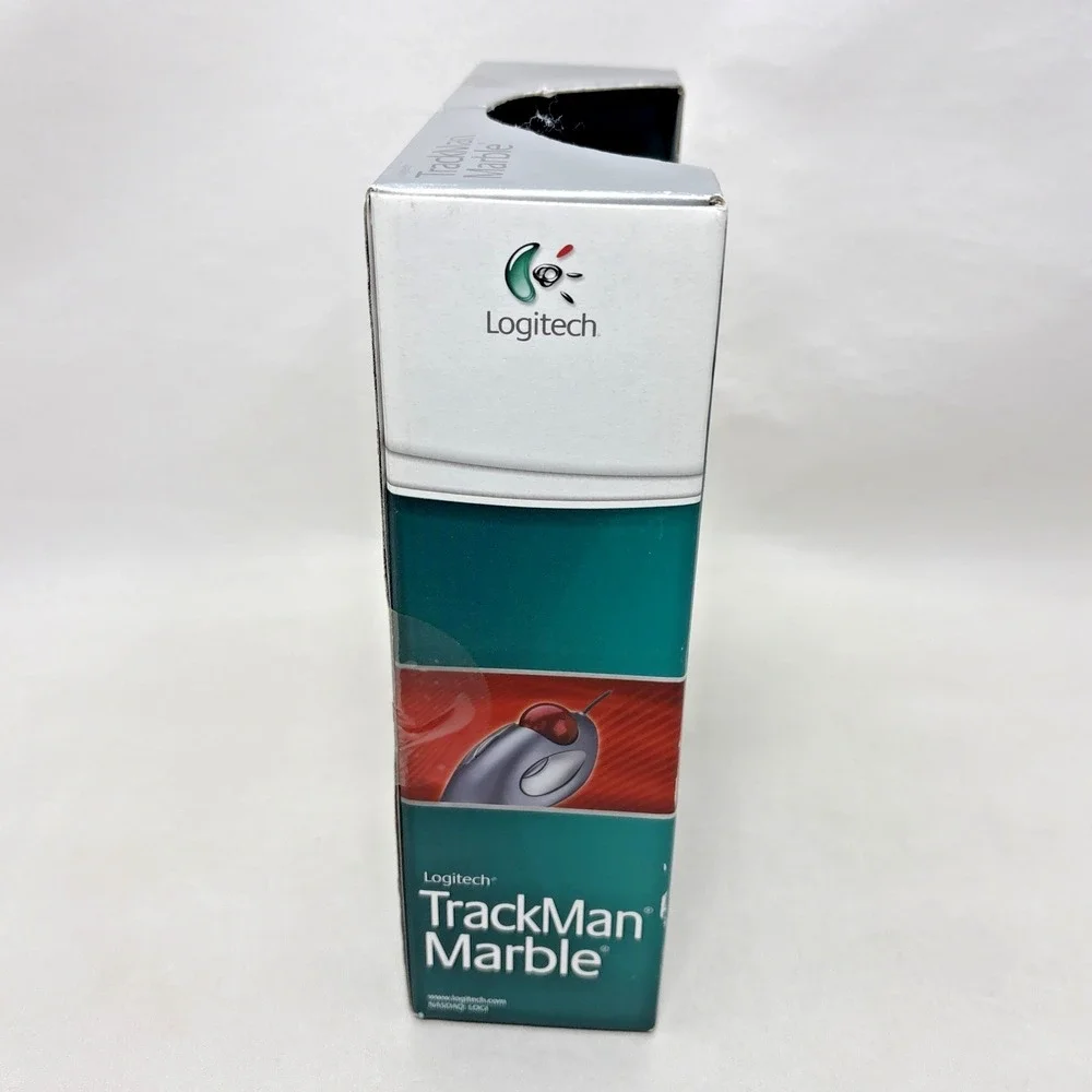 Logitech TrackMan Marble Trackball Mouse USB 910-000806 NIB Sealed